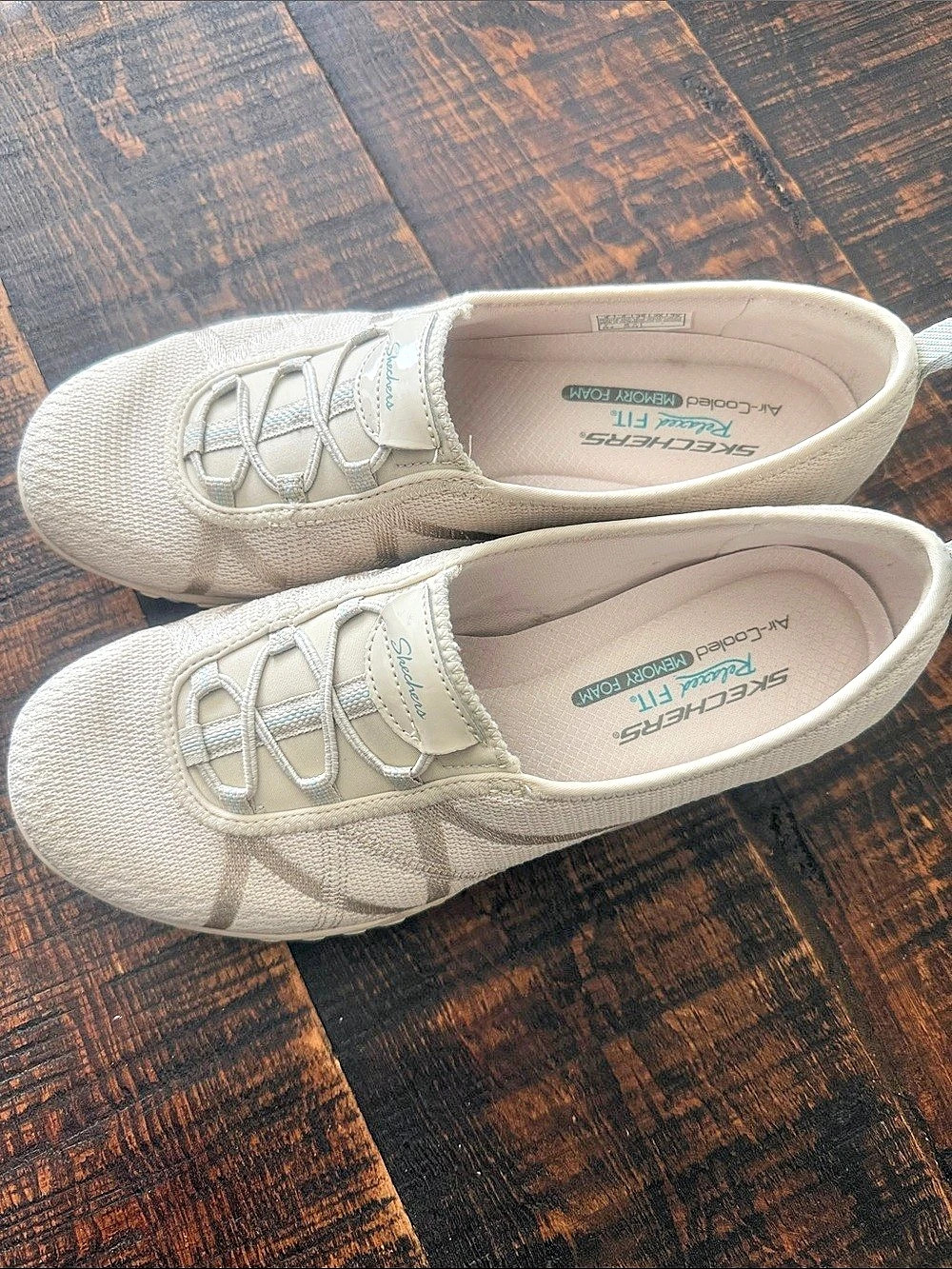 Skechers Skech-Air Women's Cream Sneakers